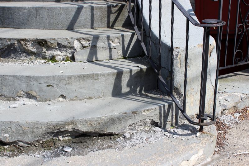 Damaged Cement Steps
