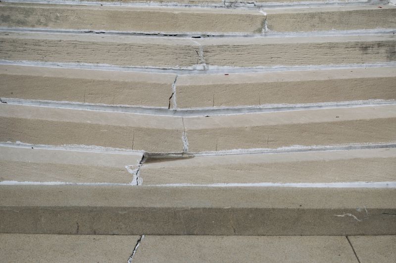 Cracked Cement Steps